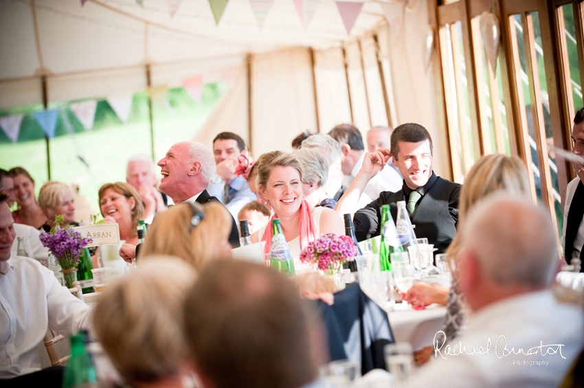 Professional photograph of the front of Belvoir Castle on a wedding day