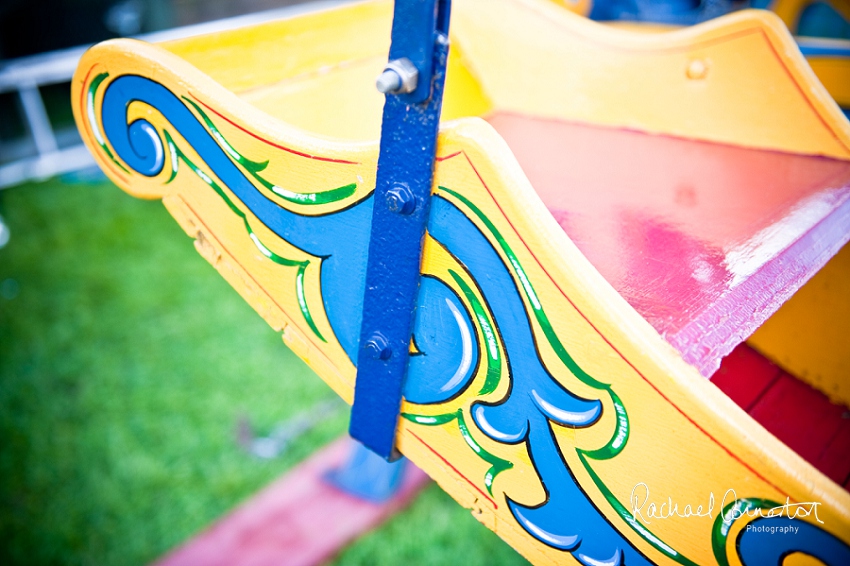 Professional photograph of wedding bunting outside wedding marquee