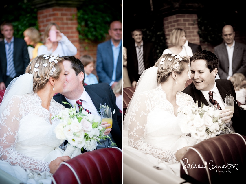 Professional photograph of wedding bunting outside wedding marquee