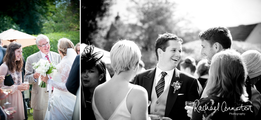 Professional photograph of wedding bunting outside wedding marquee