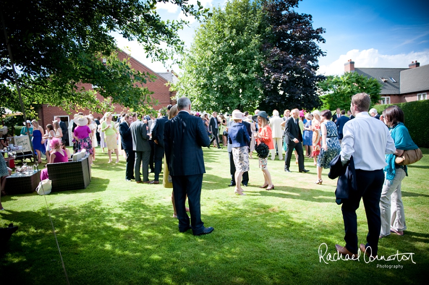 Professional photograph of wedding bunting outside wedding marquee