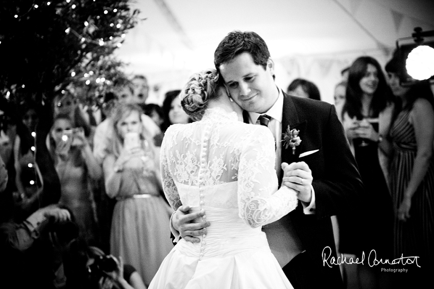 Professional photograph of wedding bunting outside wedding marquee