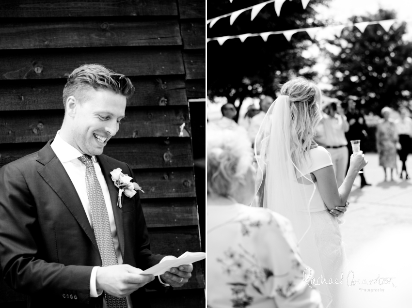 Professional colour photograph of Joely and James' wedding at Medbourne by Rachael Connerton Photography