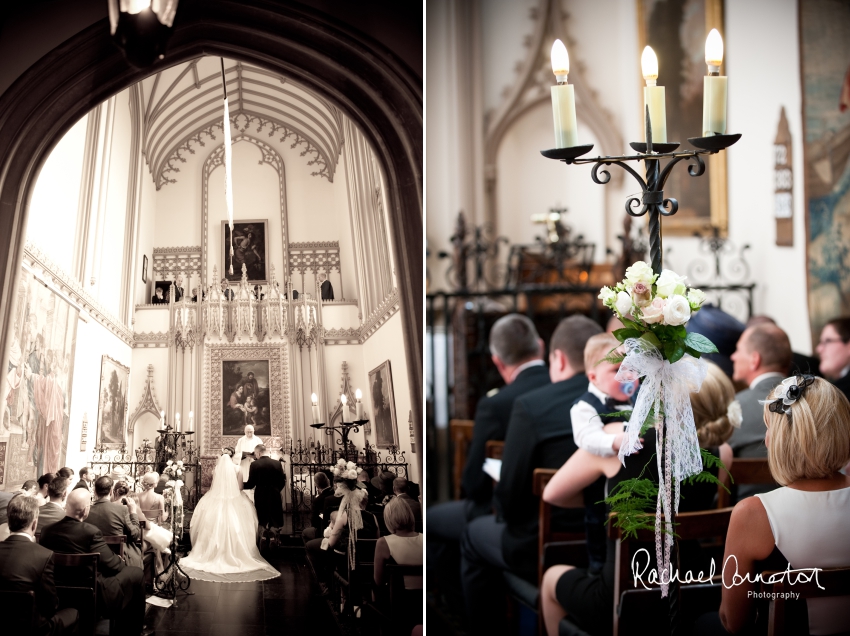 Professional colour photograph of Lauren and Michael's Belvoir Castle wedding by Rachael Connerton Photography