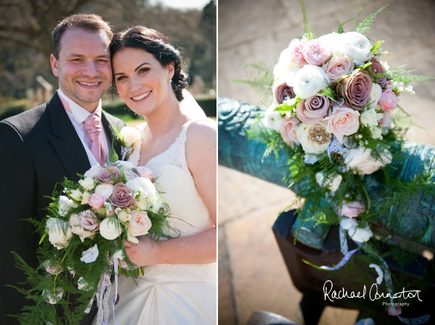 Professional colour photograph of Lauren and Michael's Belvoir Castle wedding by Rachael Connerton Photography