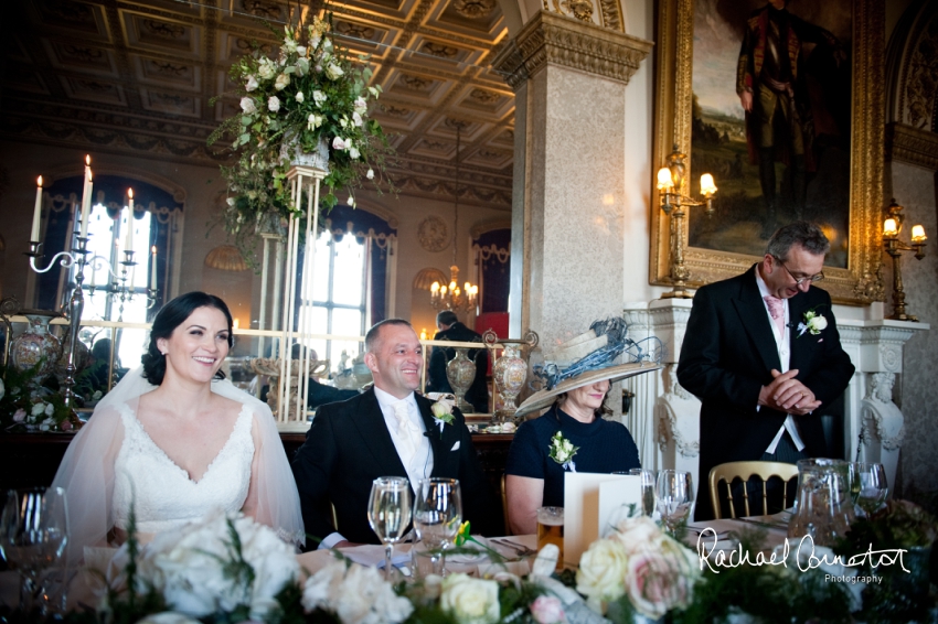 Professional colour photograph of Lauren and Michael's Belvoir Castle wedding by Rachael Connerton Photography