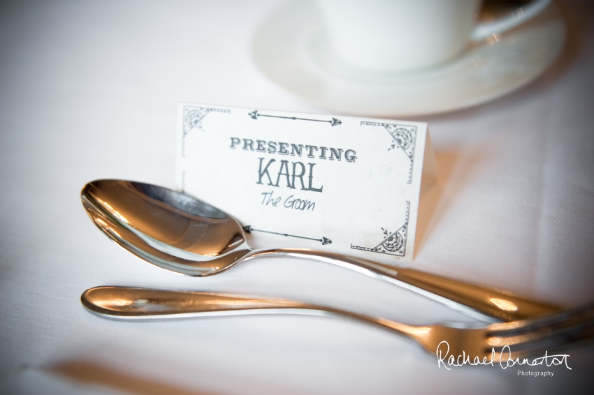 Professional colour photograph of Katie and Karl's wedding at Weston Hall by Rachael Connerton Photography