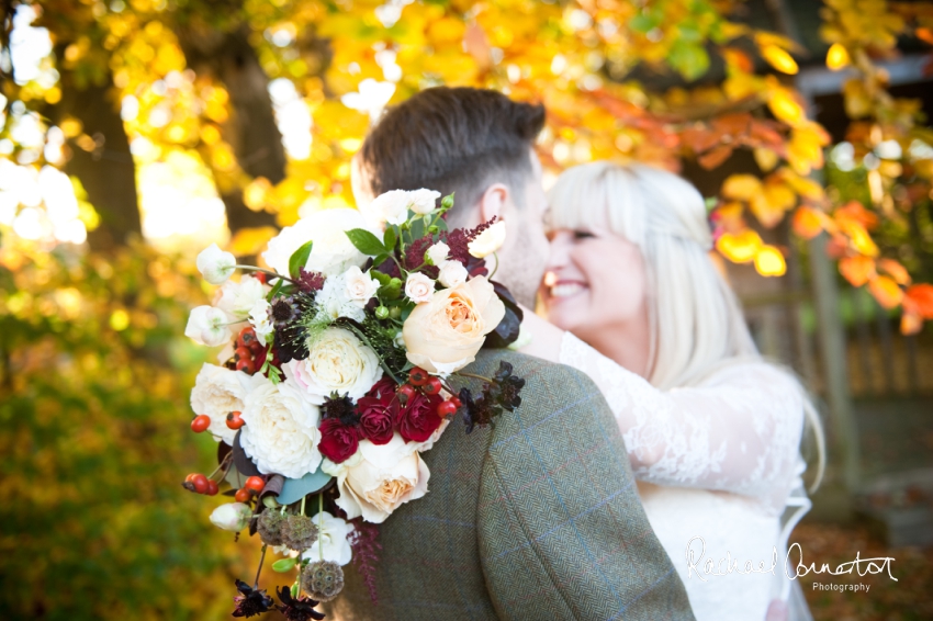 Professional colour photograph of Katie and Karl's wedding at Weston Hall by Rachael Connerton Photography