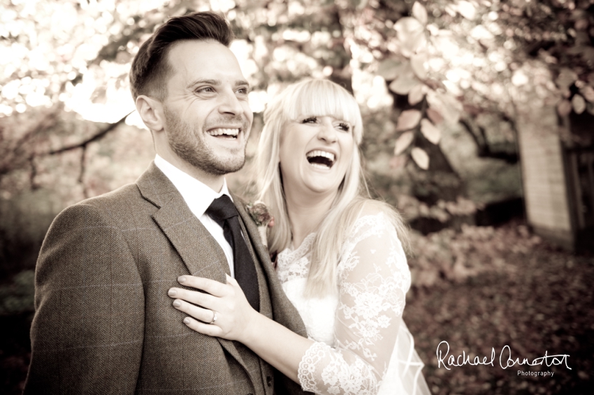 Professional colour photograph of Katie and Karl's wedding at Weston Hall by Rachael Connerton Photography