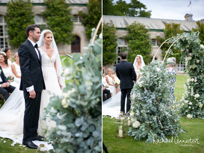 Professional colour photograph of Amy and John's Summer wedding at Stapleford Park by Rachael Connerton Photography