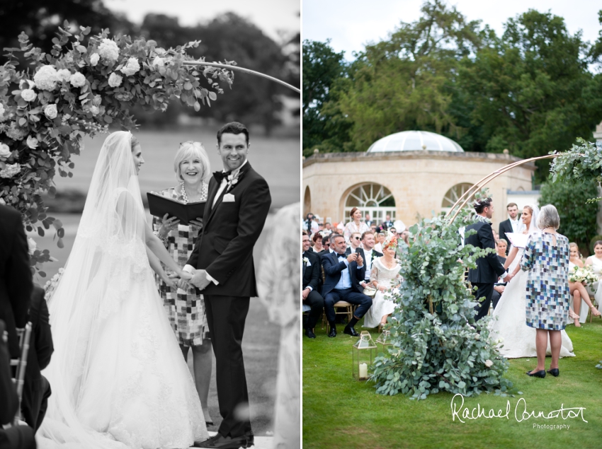 Professional colour photograph of Amy and John's Summer wedding at Stapleford Park by Rachael Connerton Photography