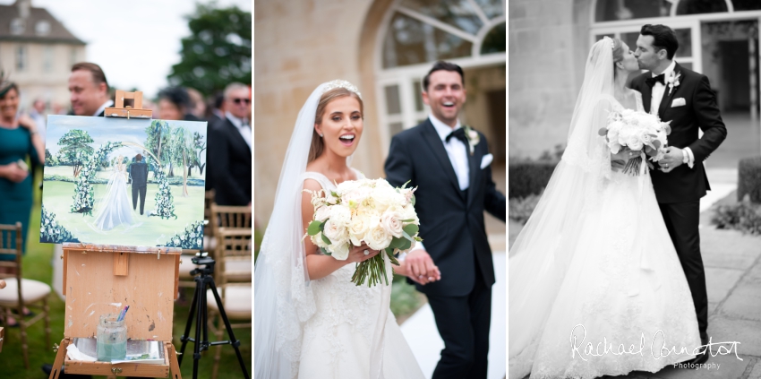 Professional colour photograph of Amy and John's Summer wedding at Stapleford Park by Rachael Connerton Photography