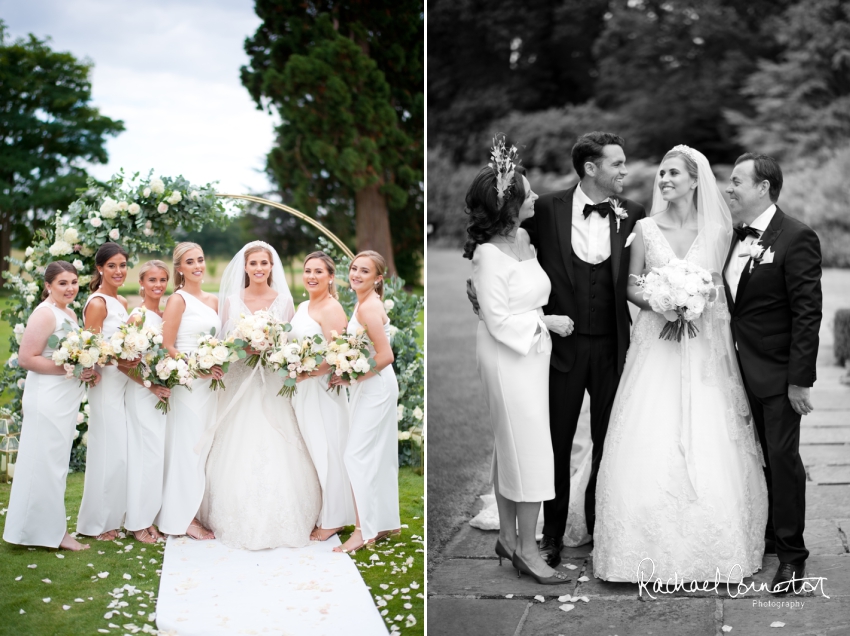 Professional colour photograph of Amy and John's Summer wedding at Stapleford Park by Rachael Connerton Photography