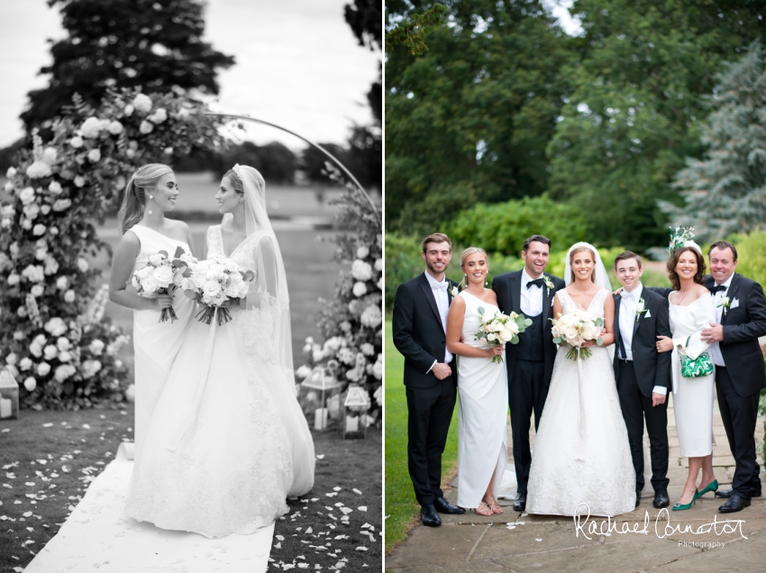 Professional colour photograph of Amy and John's Summer wedding at Stapleford Park by Rachael Connerton Photography