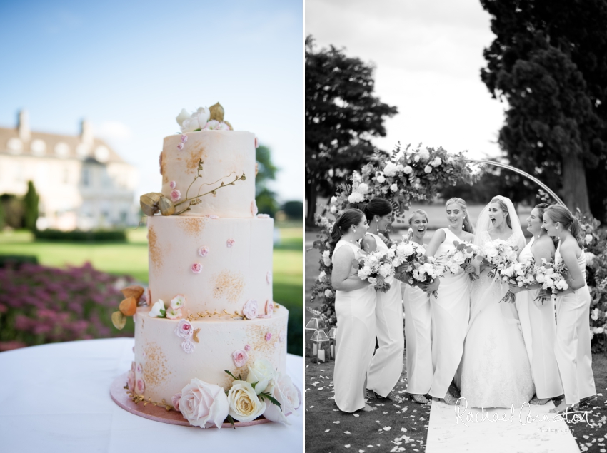 Professional colour photograph of Amy and John's Summer wedding at Stapleford Park by Rachael Connerton Photography