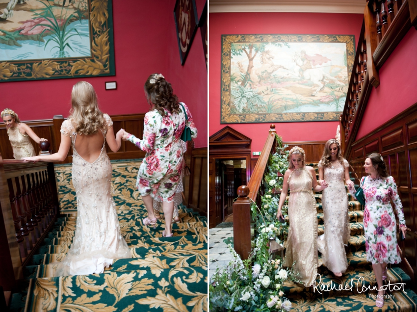 Professional colour photograph of Amy and John's Summer wedding at Stapleford Park by Rachael Connerton Photography