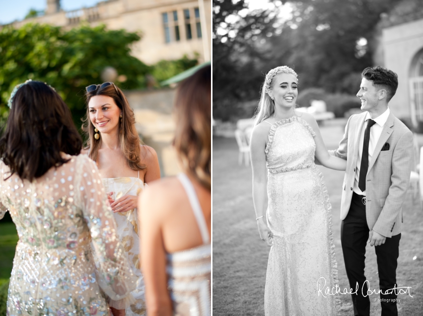 Professional colour photograph of Amy and John's Summer wedding at Stapleford Park by Rachael Connerton Photography