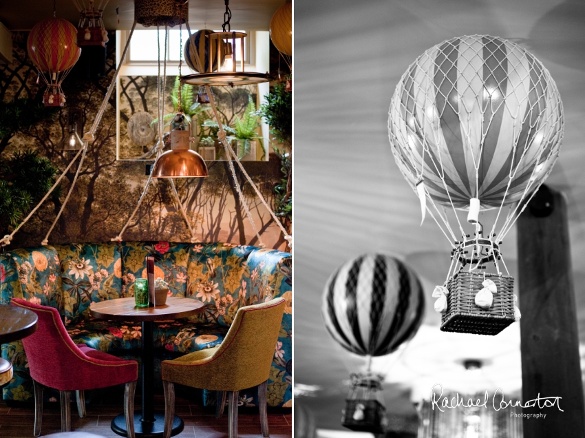 Professional colour photograph of creative inspiration shoot at the Balloon Bar at the Engine Yard near Belvoir Castle by Rachael Connerton Photography