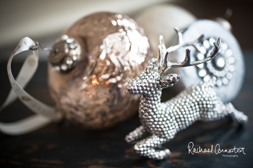 Professional colour photograph of Christmas decorations by Rachael Connerton Photography
