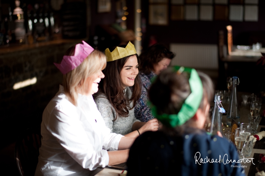 Professional colour photograph of Christmas Wreath making with Sophie's Flower Co at Chequers Inn, Woolsthorpe by Rachael Connerton Photography