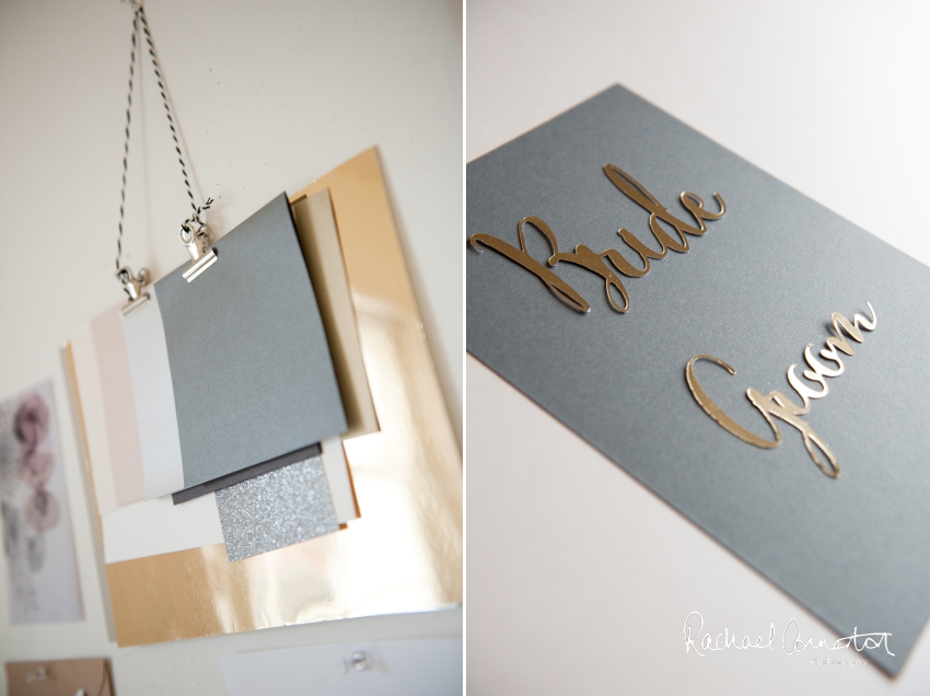 Professional colour photograph of Hummingbird cards' wedding stationery creative business shoot by Rachael Connerton Photography