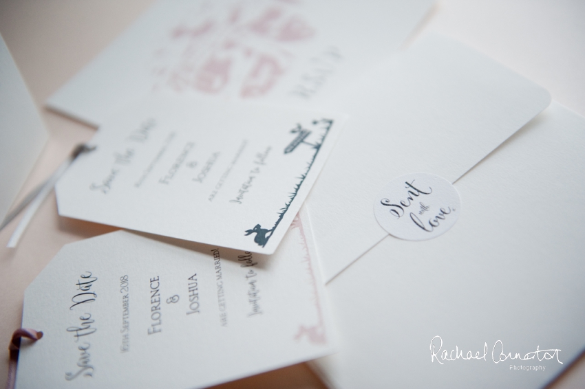 Professional colour photograph of Hummingbird cards' wedding stationery creative business shoot by Rachael Connerton Photography