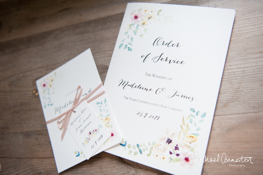 Professional colour photograph of Hummingbird cards' wedding stationery creative business shoot by Rachael Connerton Photography