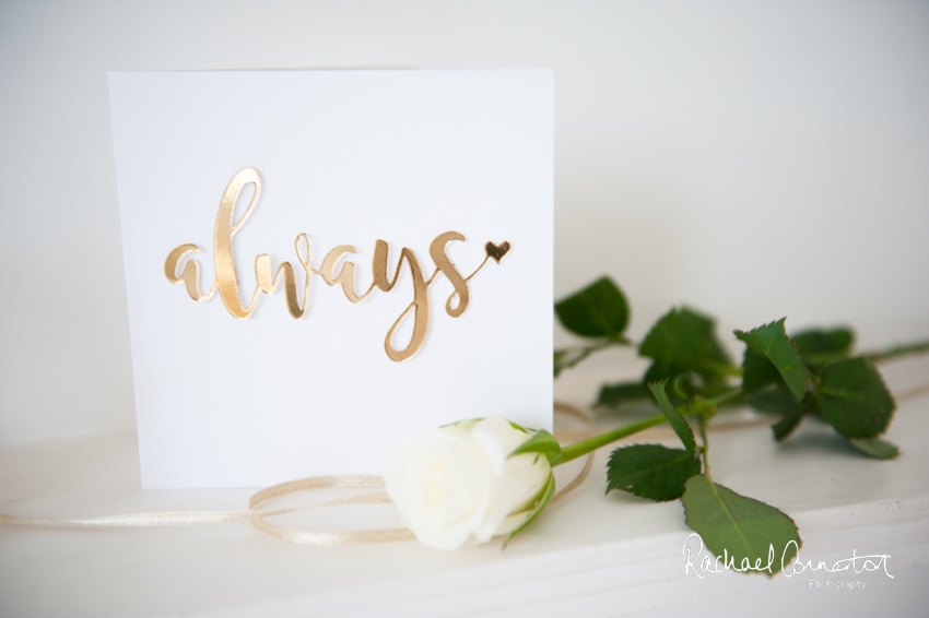 Professional colour photograph of Hummingbird cards' wedding stationery creative business shoot by Rachael Connerton Photography