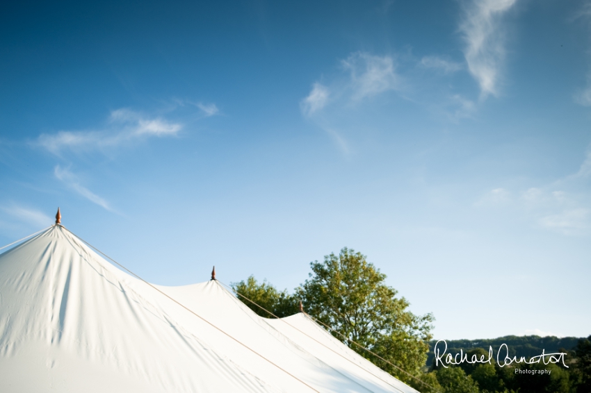 Professional colour photograph of Sarah and Matt's marquee wedding at Ashford on the Water by Rachael Connerton Photography