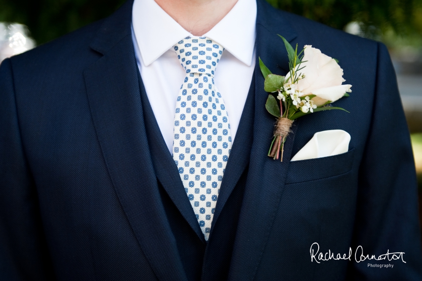 Professional colour photograph of Sarah and Matt's marquee wedding at Ashford on the Water by Rachael Connerton Photography