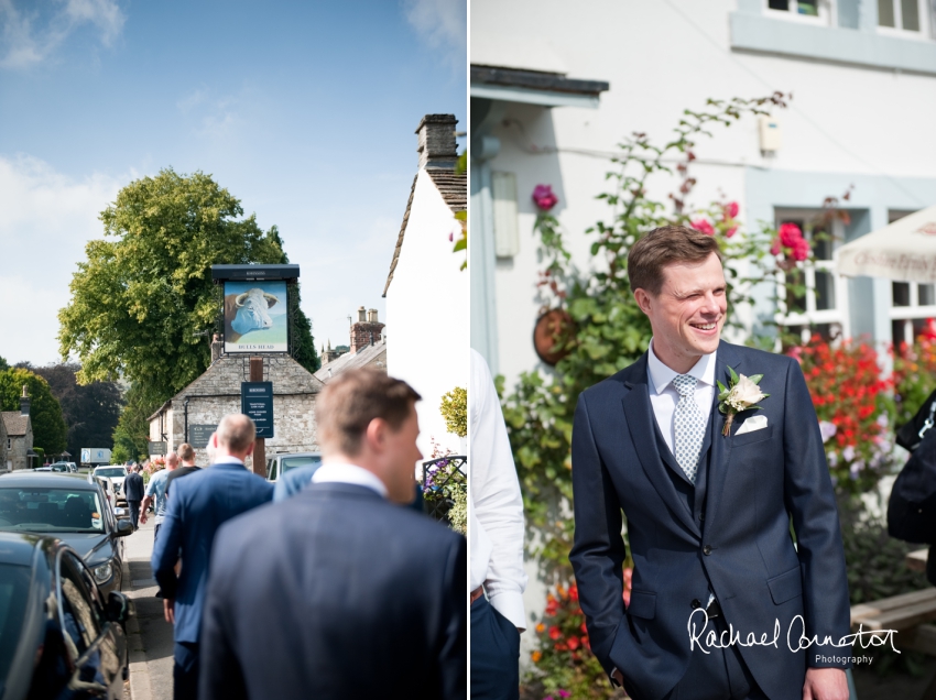 Professional colour photograph of Sarah and Matt's marquee wedding at Ashford on the Water by Rachael Connerton Photography