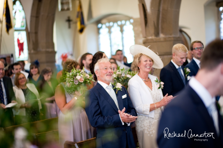 Professional colour photograph of Sarah and Matt's marquee wedding at Ashford on the Water by Rachael Connerton Photography