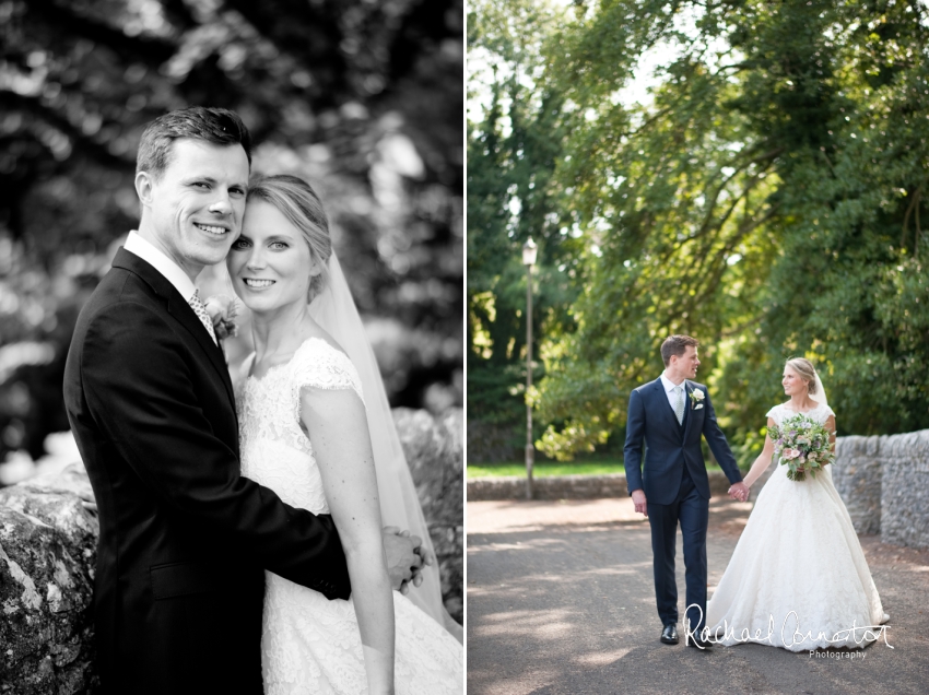 Professional colour photograph of Sarah and Matt's marquee wedding at Ashford on the Water by Rachael Connerton Photography