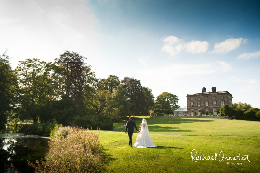 Professional colour photograph of Sarah and Matt's marquee wedding at Ashford on the Water by Rachael Connerton Photography