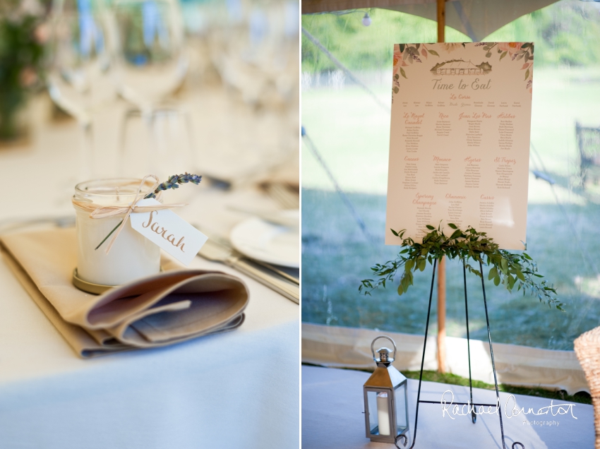 Professional colour photograph of Sarah and Matt's marquee wedding at Ashford on the Water by Rachael Connerton Photography