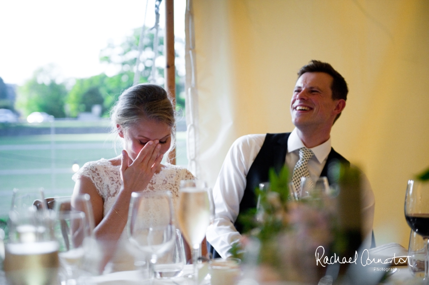 Professional colour photograph of Sarah and Matt's marquee wedding at Ashford on the Water by Rachael Connerton Photography