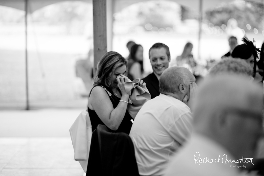 Professional colour photograph of Sarah and Matt's marquee wedding at Ashford on the Water by Rachael Connerton Photography