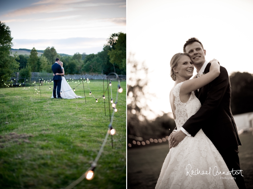 Professional colour photograph of Sarah and Matt's marquee wedding at Ashford on the Water by Rachael Connerton Photography