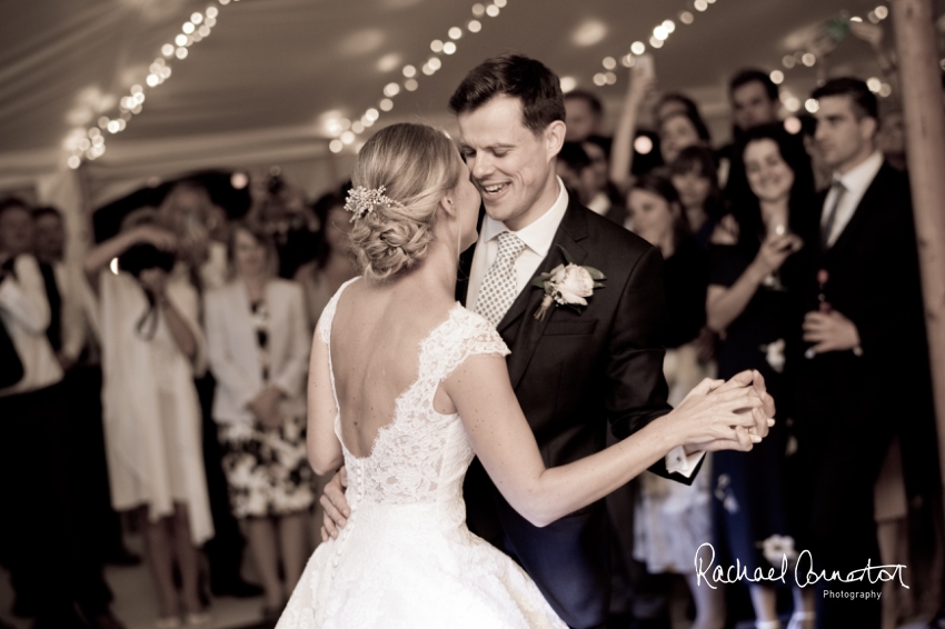 Professional colour photograph of Sarah and Matt's marquee wedding at Ashford on the Water by Rachael Connerton Photography