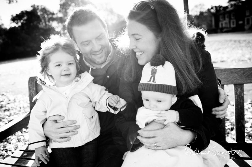 Professional colour photograph of Abbie and Brad's Autumn family lifestyle shoot in London by Rachael Connerton Photography