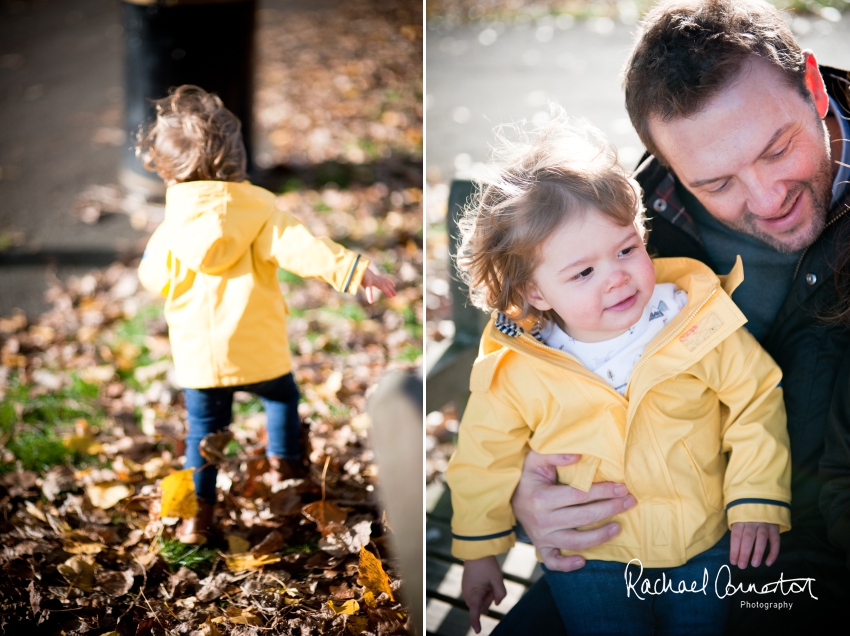 Professional colour photograph of Abbie and Brad's Autumn family lifestyle shoot in London by Rachael Connerton Photography