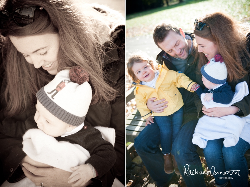 Professional colour photograph of Abbie and Brad's Autumn family lifestyle shoot in London by Rachael Connerton Photography