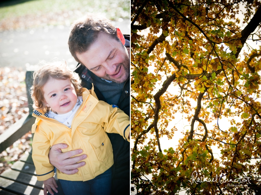 Professional colour photograph of Abbie and Brad's Autumn family lifestyle shoot in London by Rachael Connerton Photography