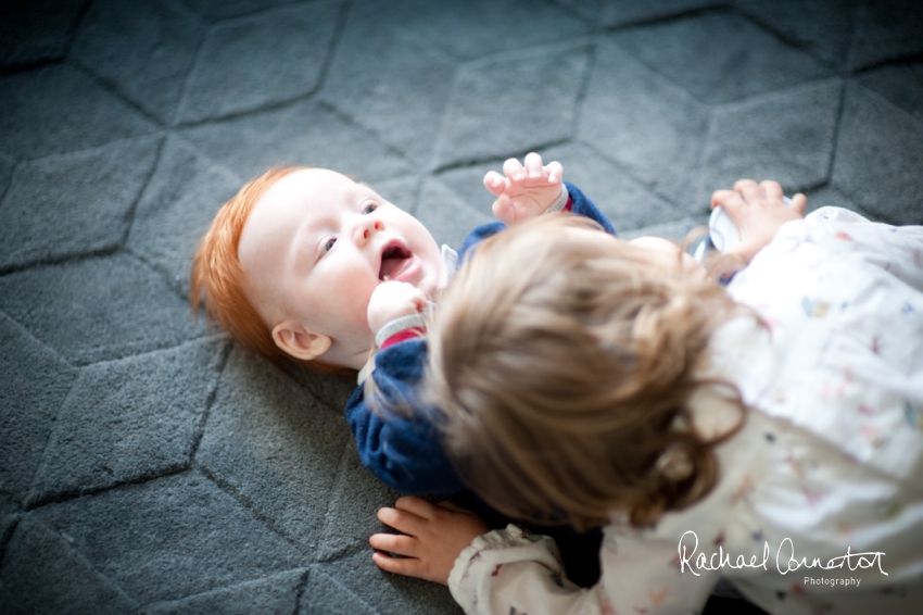 Professional colour photograph of Abbie and Brad's Autumn family lifestyle shoot in London by Rachael Connerton Photography