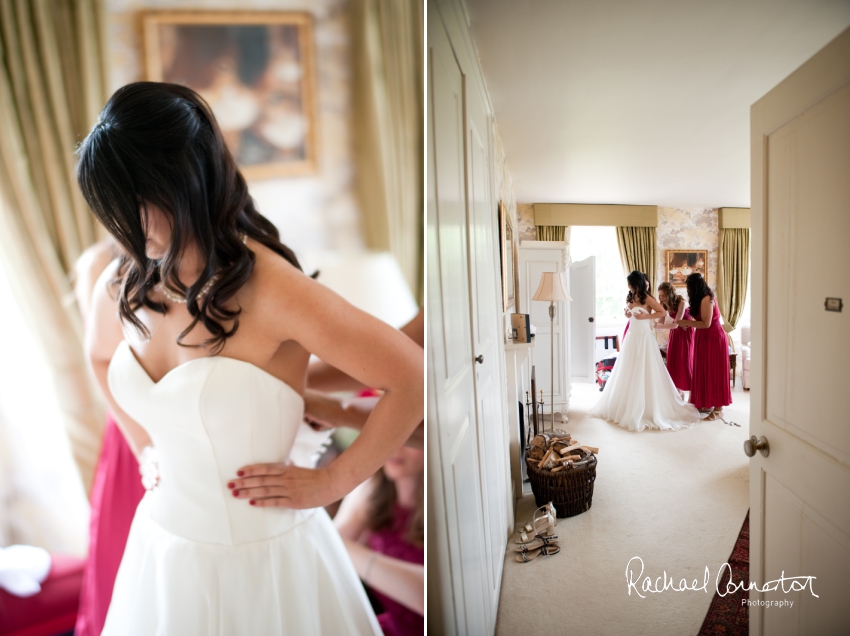 Professional colour photograph of Catherine and Henry's summer wedding at Hinwick Hall by Rachael Connerton Photography