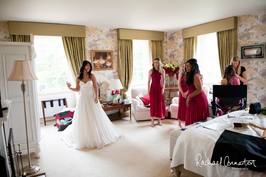 Professional colour photograph of Catherine and Henry's summer wedding at Hinwick Hall by Rachael Connerton Photography