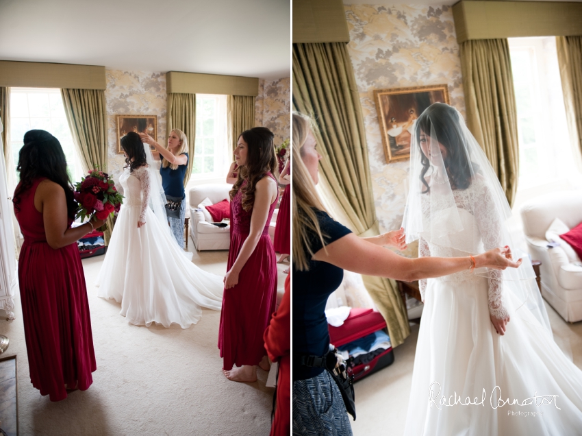 Professional colour photograph of Catherine and Henry's summer wedding at Hinwick Hall by Rachael Connerton Photography