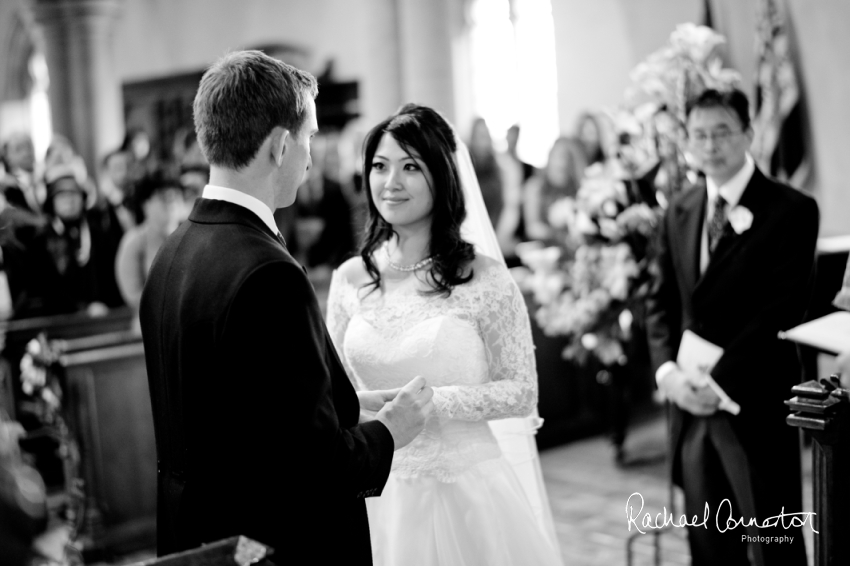 Professional colour photograph of Catherine and Henry's summer wedding at Hinwick Hall by Rachael Connerton Photography