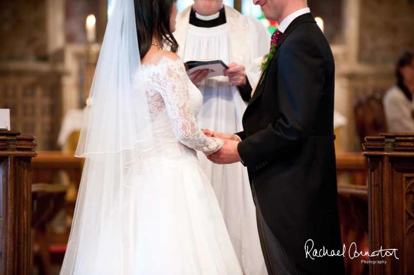 Professional colour photograph of Catherine and Henry's summer wedding at Hinwick Hall by Rachael Connerton Photography