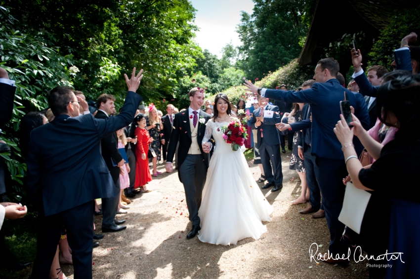 Professional colour photograph of Catherine and Henry's summer wedding at Hinwick Hall by Rachael Connerton Photography